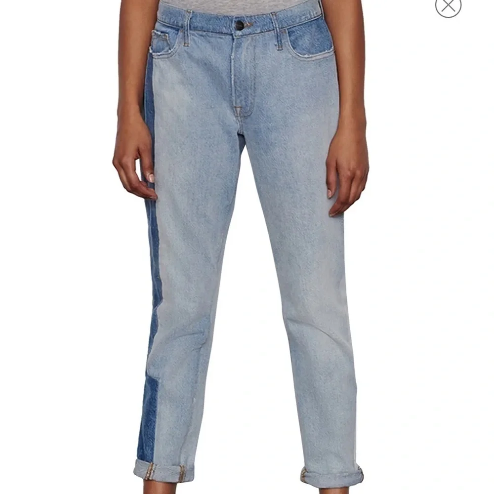 Frame Le Garçon mid-rise Straight Fit Jeans Dinsmore M